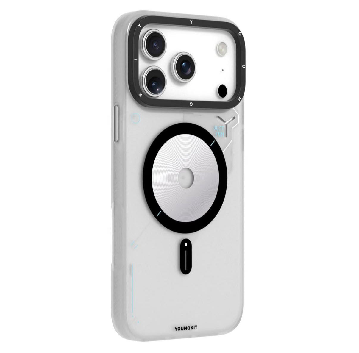 Youngkit Spy Series White - 17 Pro & 17 Pro Max (MagSafe Supported)