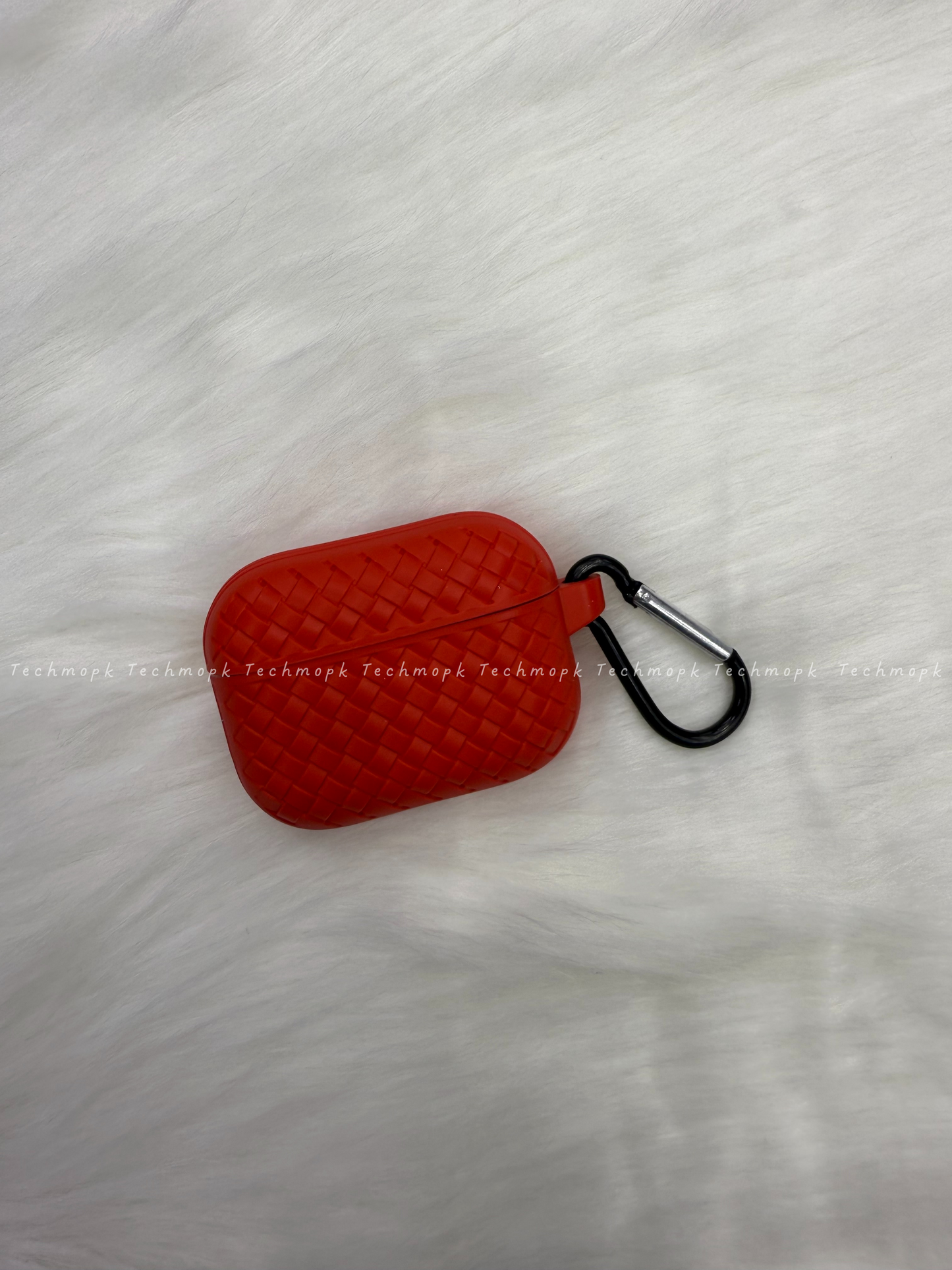 AirPods Pro 2nd Generation Woven Silicone Case - Red