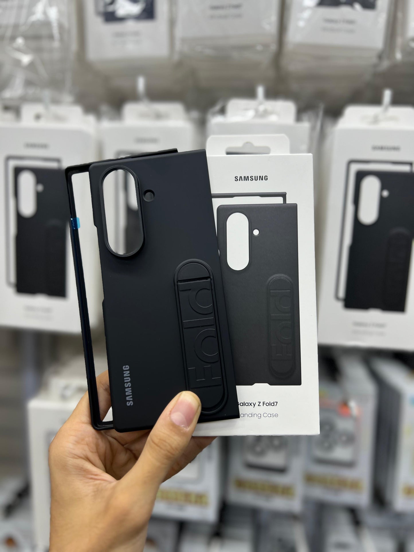 Samsung Kindsuit Leather Stand Case - Fold 7