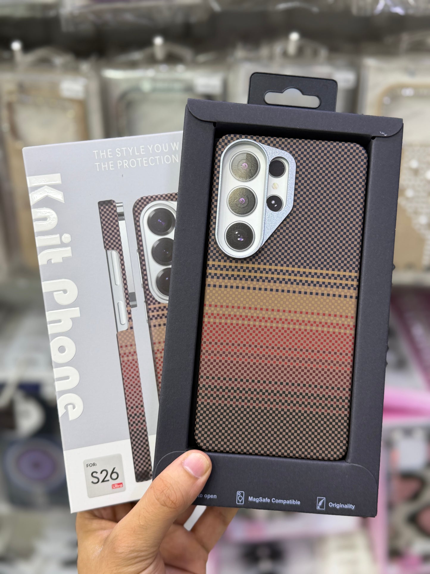 Knit Sides Cut Sunset MagSafe Case - S26 Ultra
