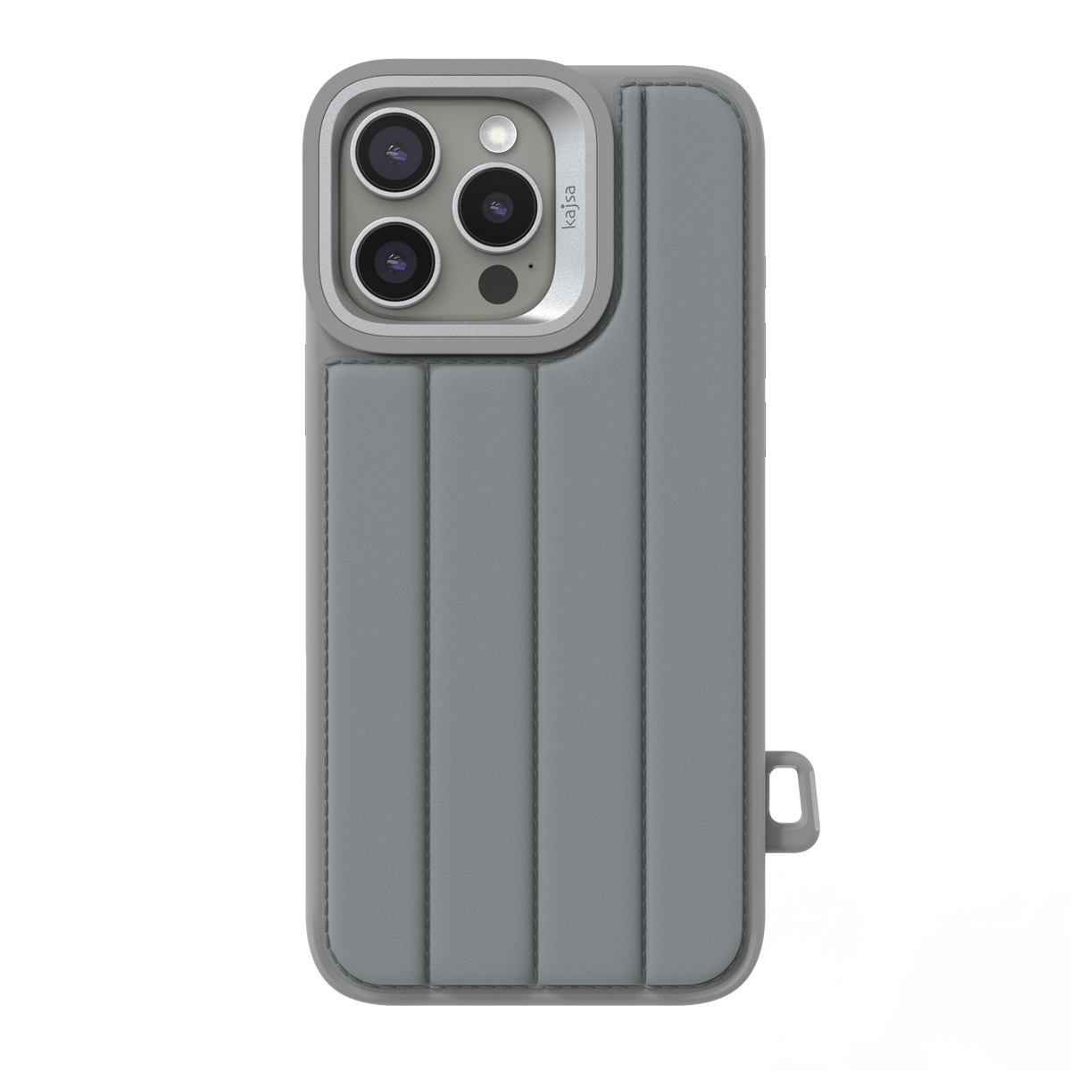 Kajsa Dale Collection Perpendicular Back Case Grey - 16 Pro Max