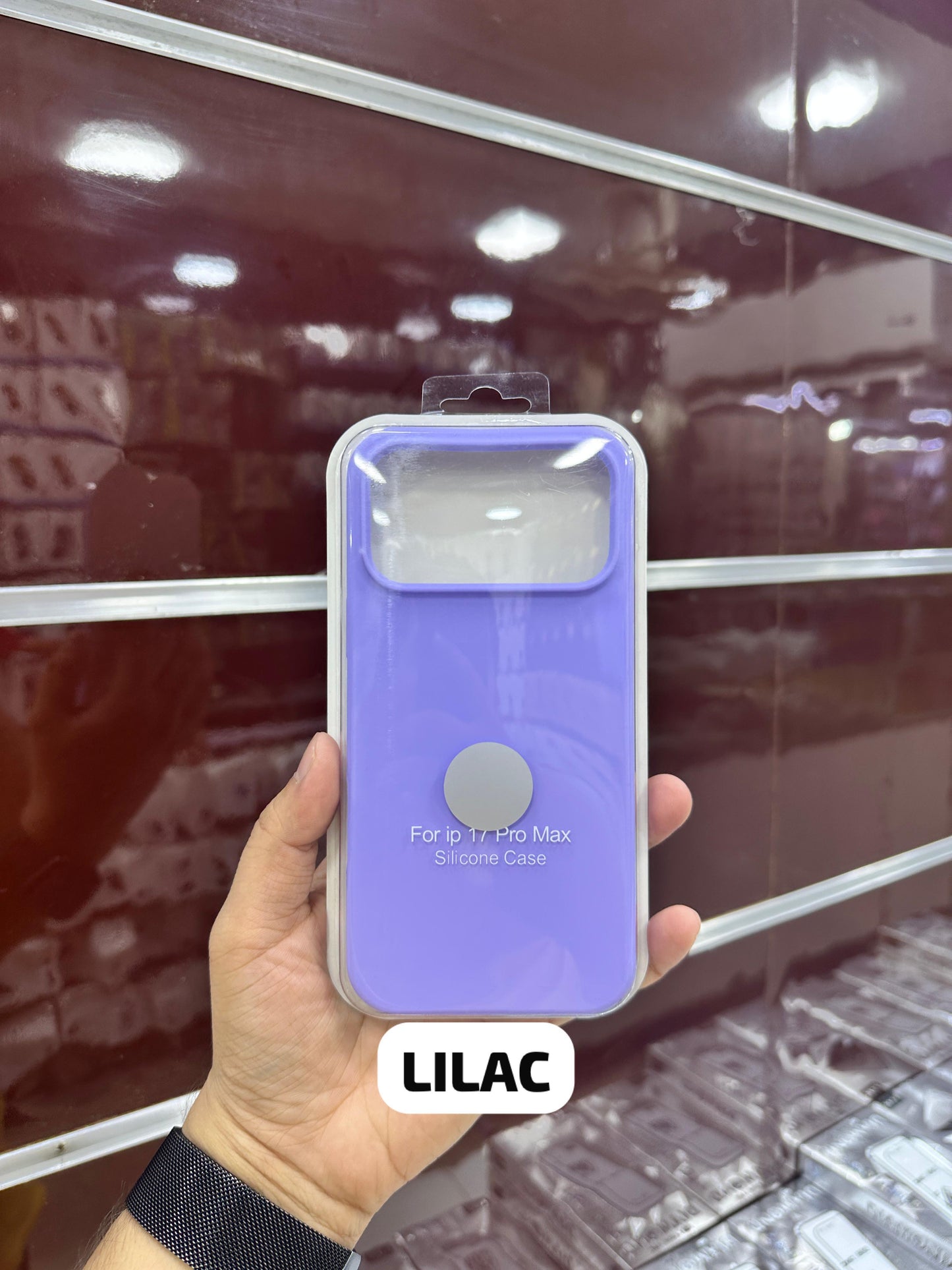 Silicone Case Lilac - 11 to 17 Pro Max