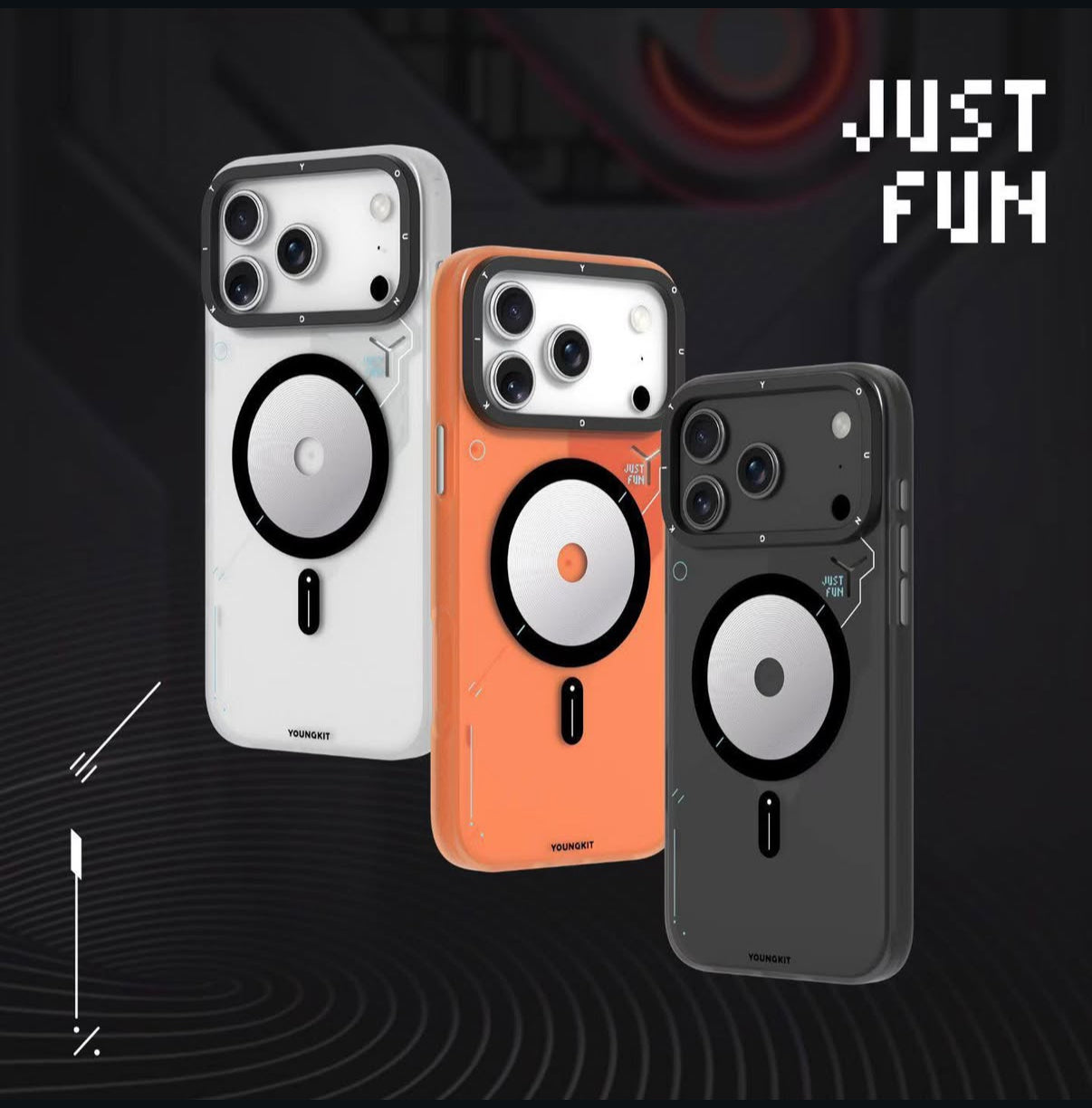 Youngkit Spy Series - 17 Pro Max (MagSafe Supported)