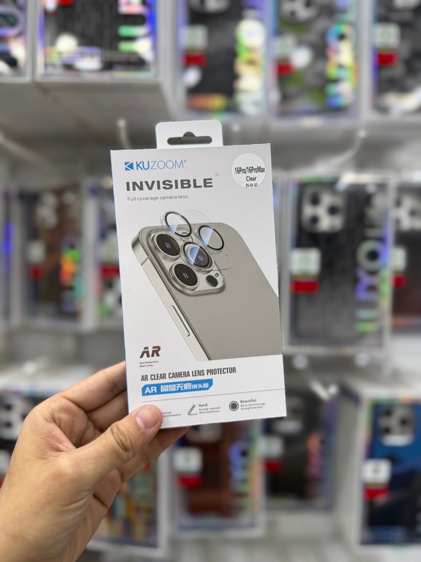 Kuzoom Full Coverage Camera Lens Protectors - S25 Ultra