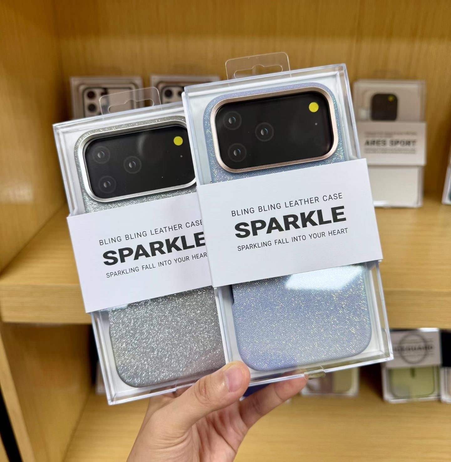 Kdoo/Kzdoo Sparkling Leather Case - 17 Pro Max