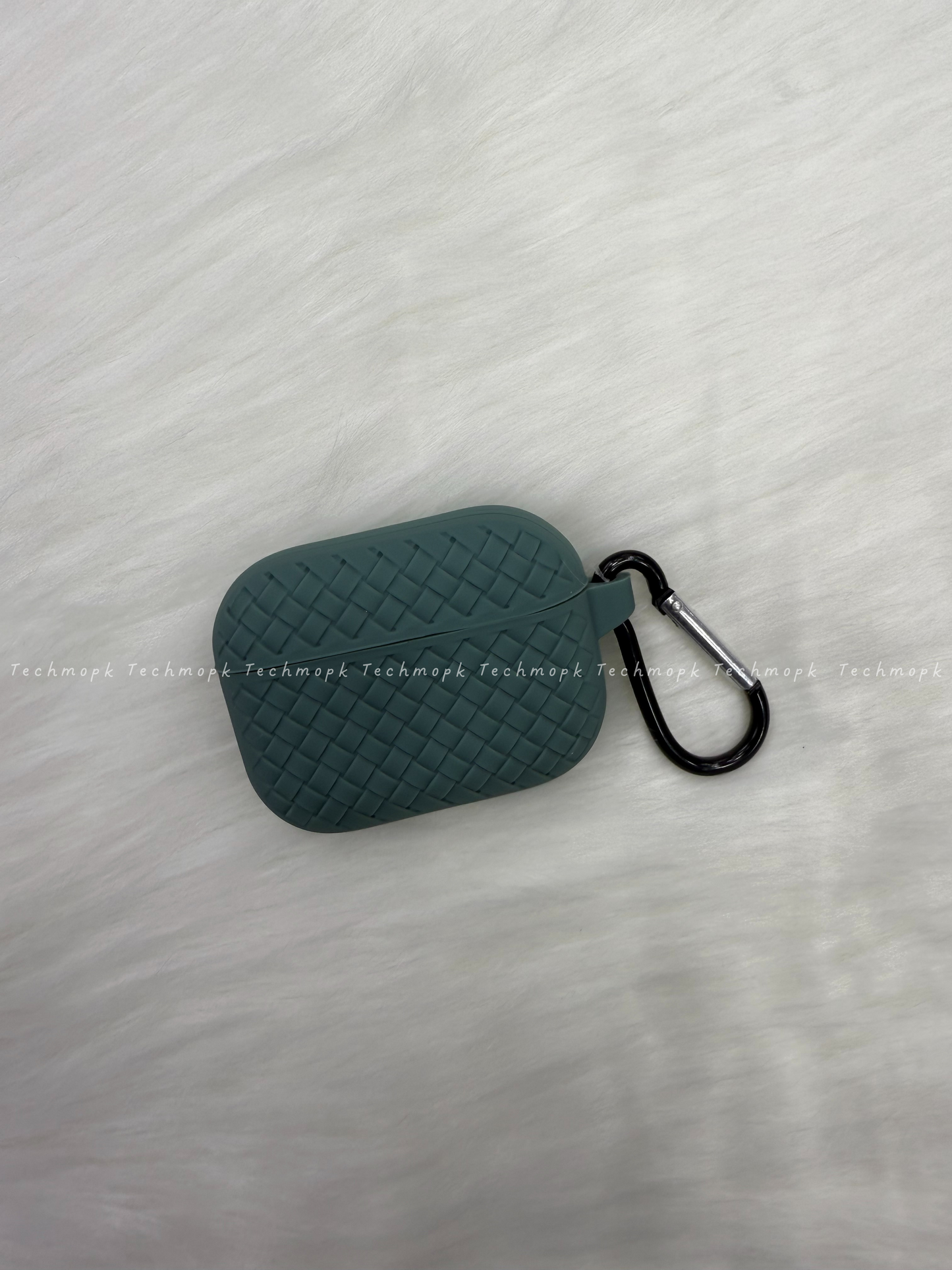 AirPods Pro 1st Generation Woven Silicone Case - Green