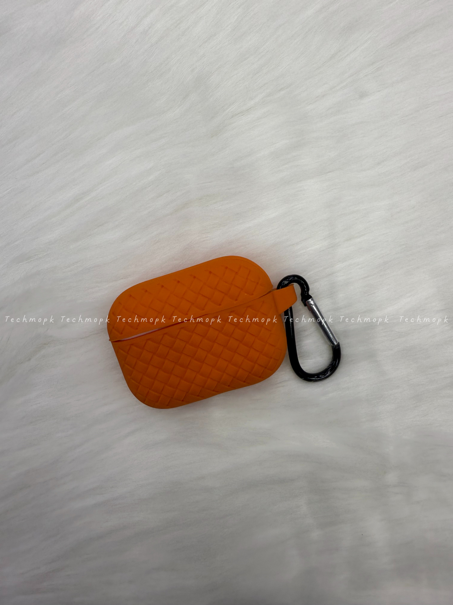 AirPods Pro 1st Generation Woven Silicone Case - Orange