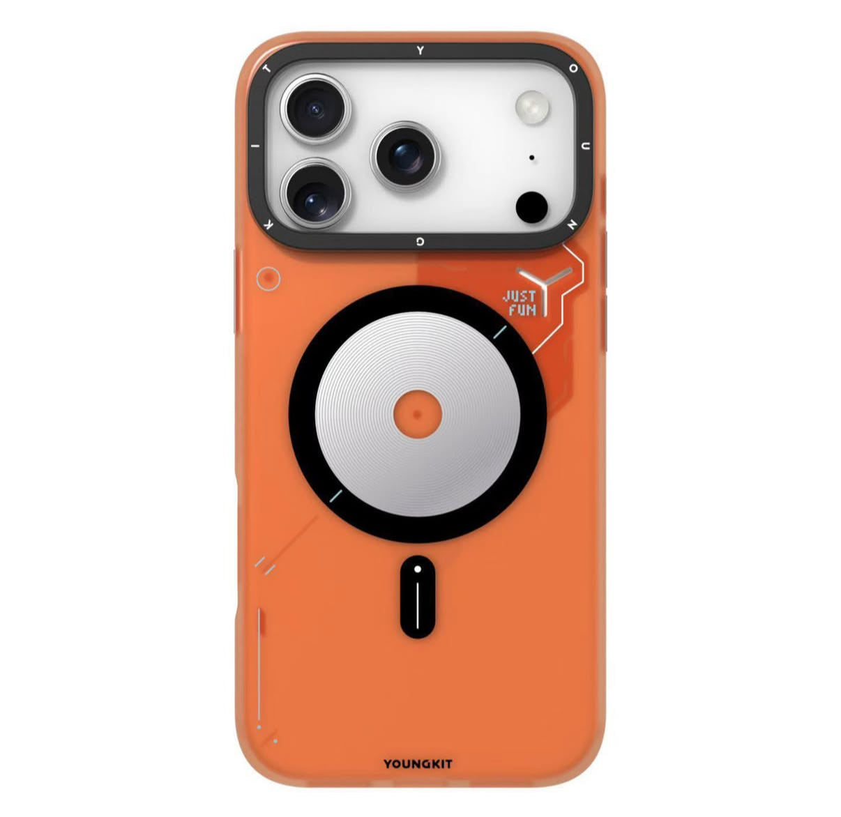 Youngkit Spy Series Orange - 17 Pro Max (MagSafe Supported)