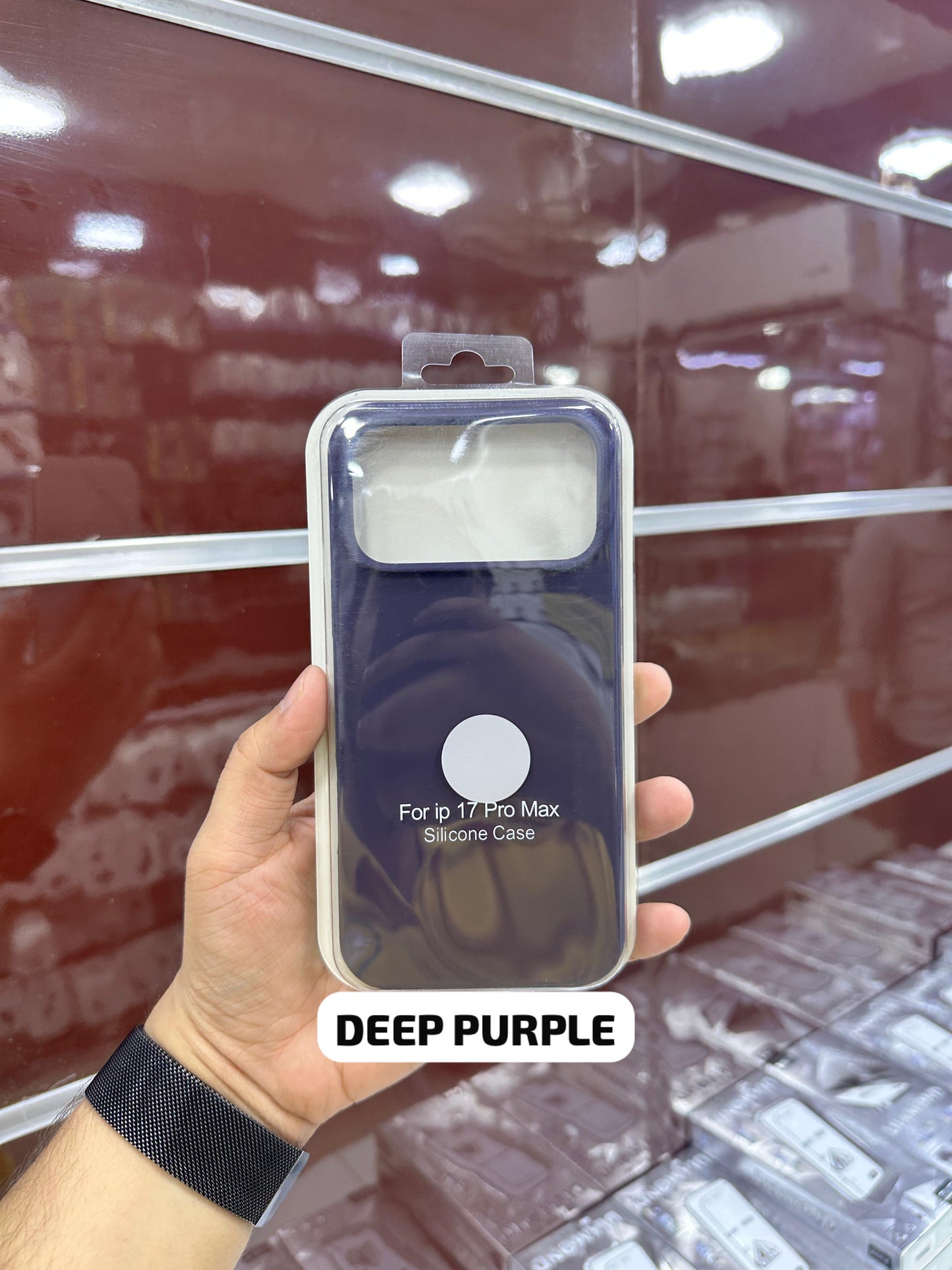 Silicone Case Deep Purple - 11 to 17 Pro Max