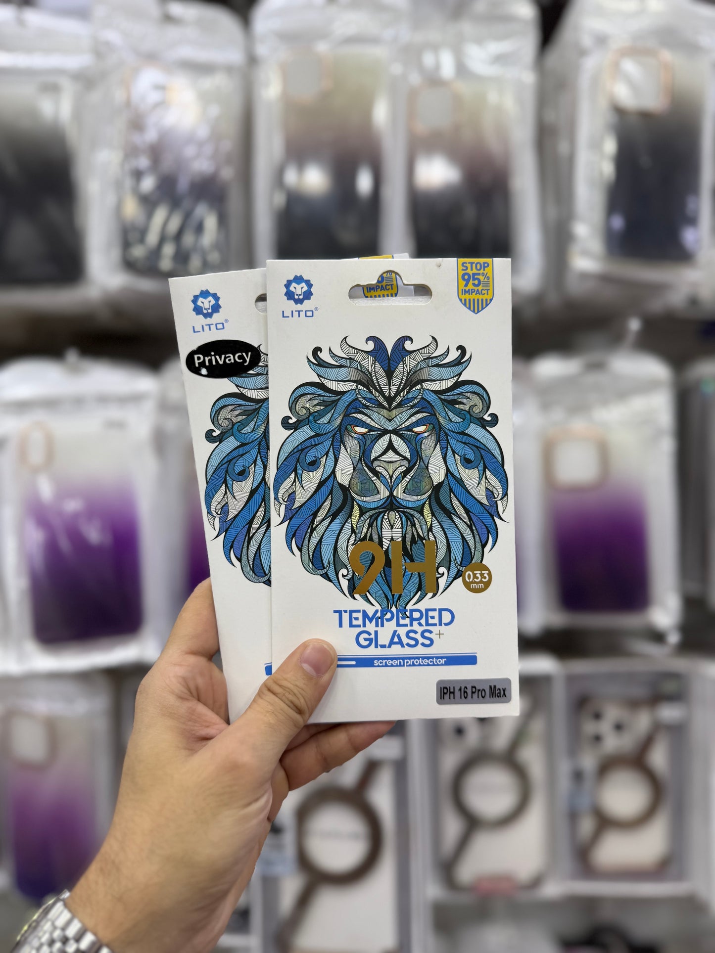Lito 9H Privacy Screen Protector - 16 Pro Max