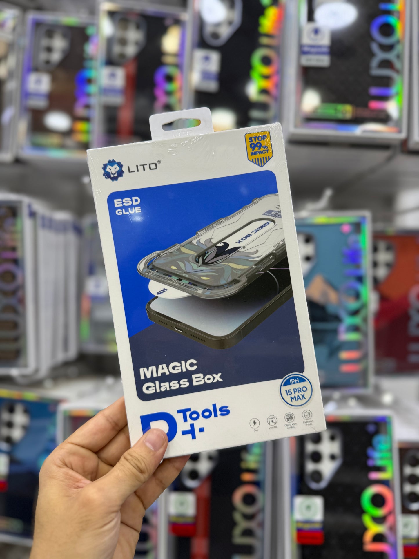 Lito Magic Glass Box Clear Screen Protector - 12 Pro Max to 17 Pro Max