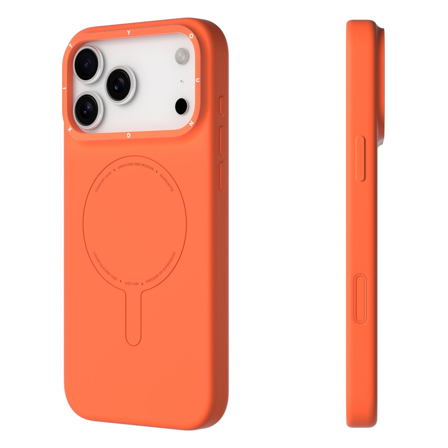 Youngkit Morandi Orange - 17 Pro Max (MagSafe Supported)