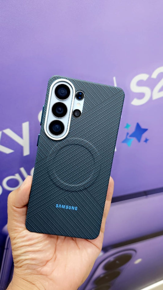 Samsung Carbon Pattern MagSafe Case - S26 Ultra