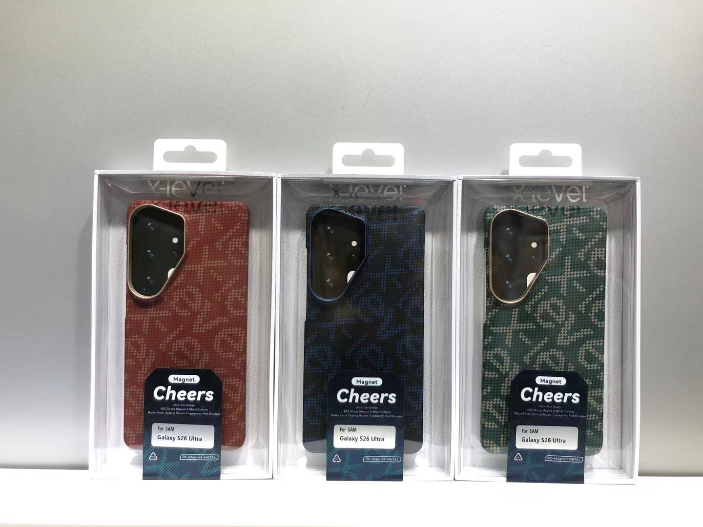 X-Level Cheers Sides Cut Ultra Thin MagSafe Case - S26 Ultra