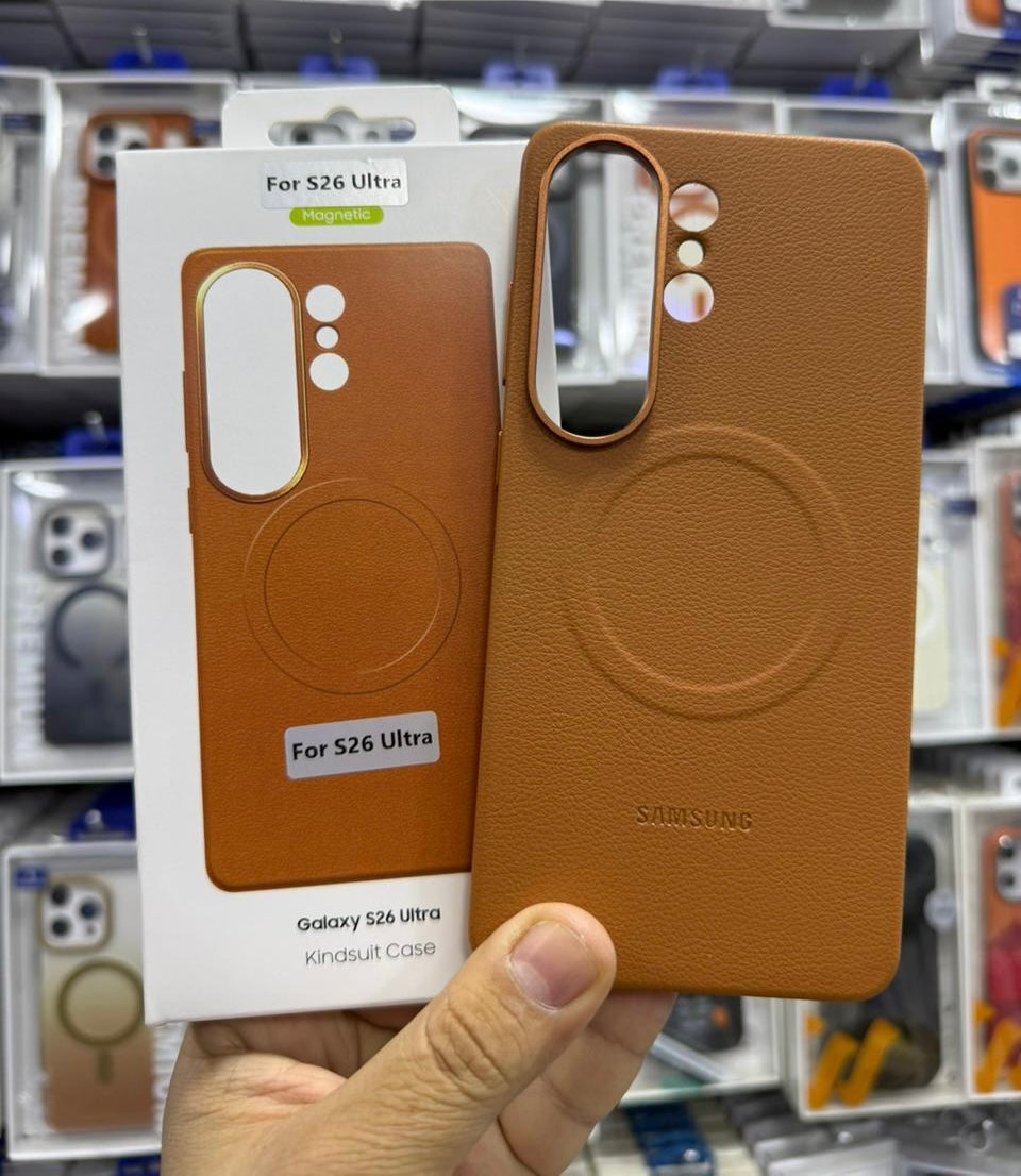 Samsung Kindsuit Leather MagSafe Case - S26 Ultra