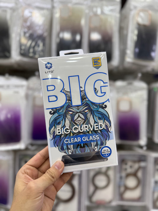 Lito Big Curved Borderless Screen Protector - 14 Pro Max to 17 Pro Max