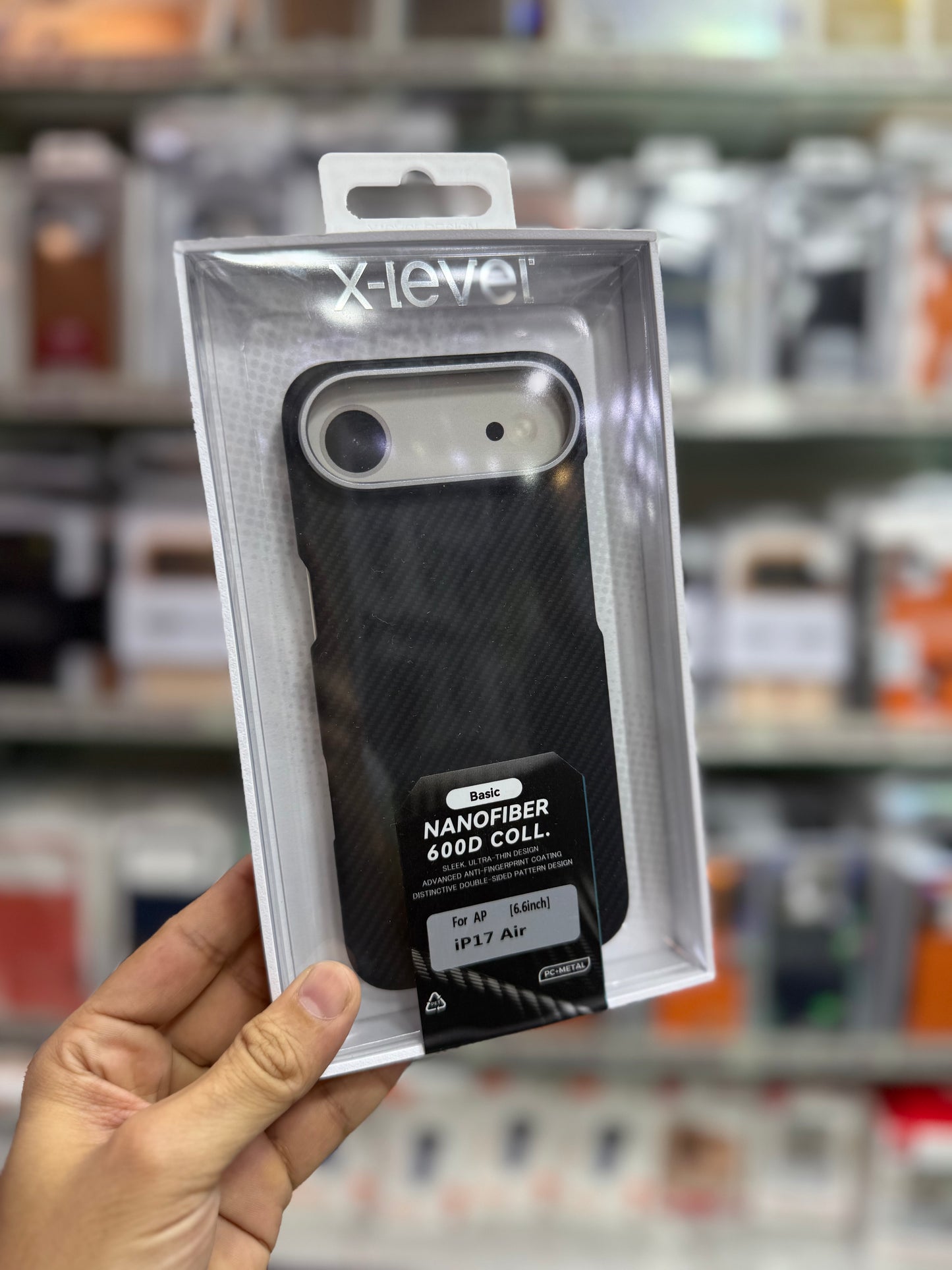 X-Level Basic Nano Fiber 600D Sides Cut Case - 17 Air