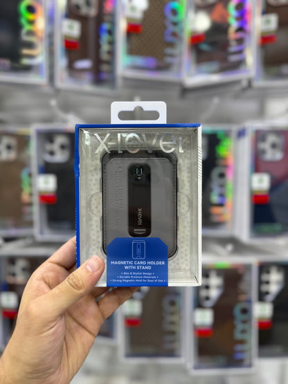 X-Level Magnetic Card Holder With Stand