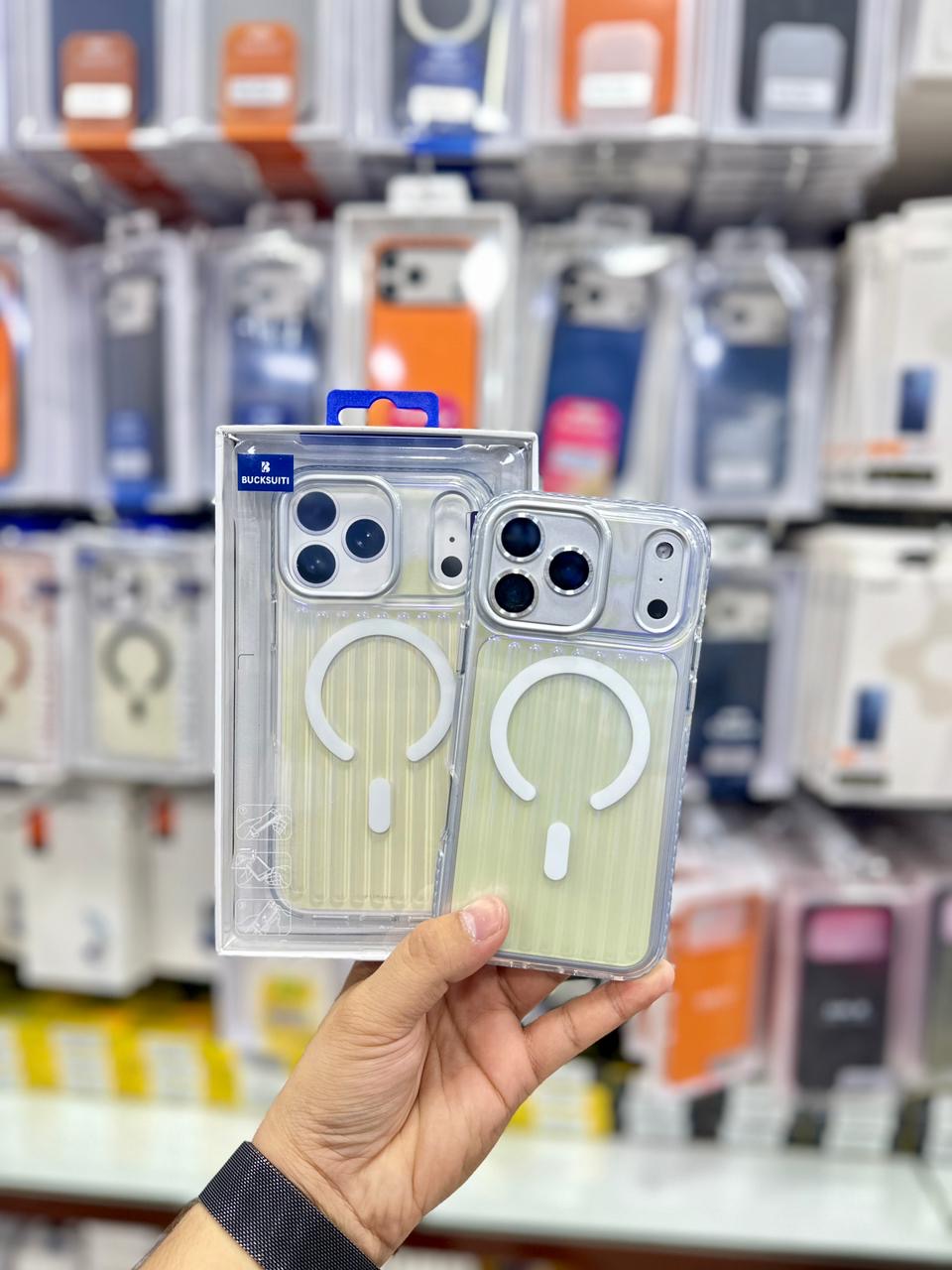 Mutural Corrugated MagSafe Case - 17 Pro Max