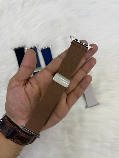 Textured Silicone Magnetic Strap - 42mm to 49mm