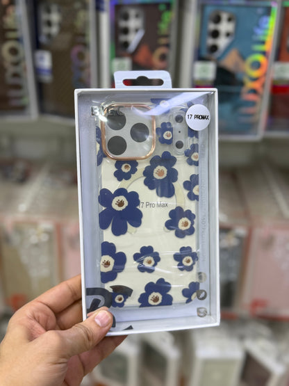 Bigc Clear MagSafe Fowers Case - 16 Pro Max/17 Pro & 17 Pro Max