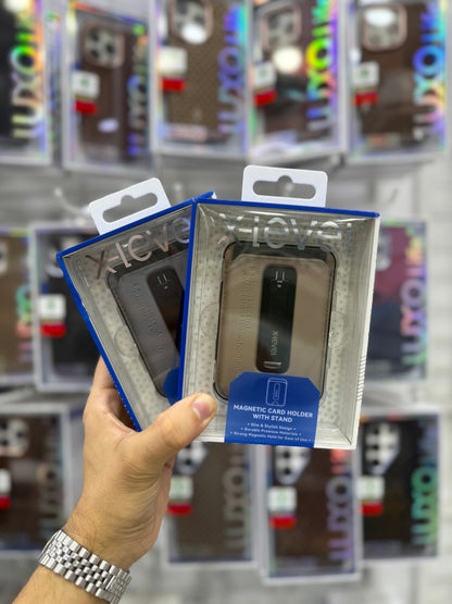 X-Level Magnetic Card Holder With Stand