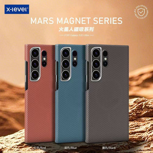 X-Level Mars Collection Sides Cut Ultra Thin MagSafe Case - S26 Ultra