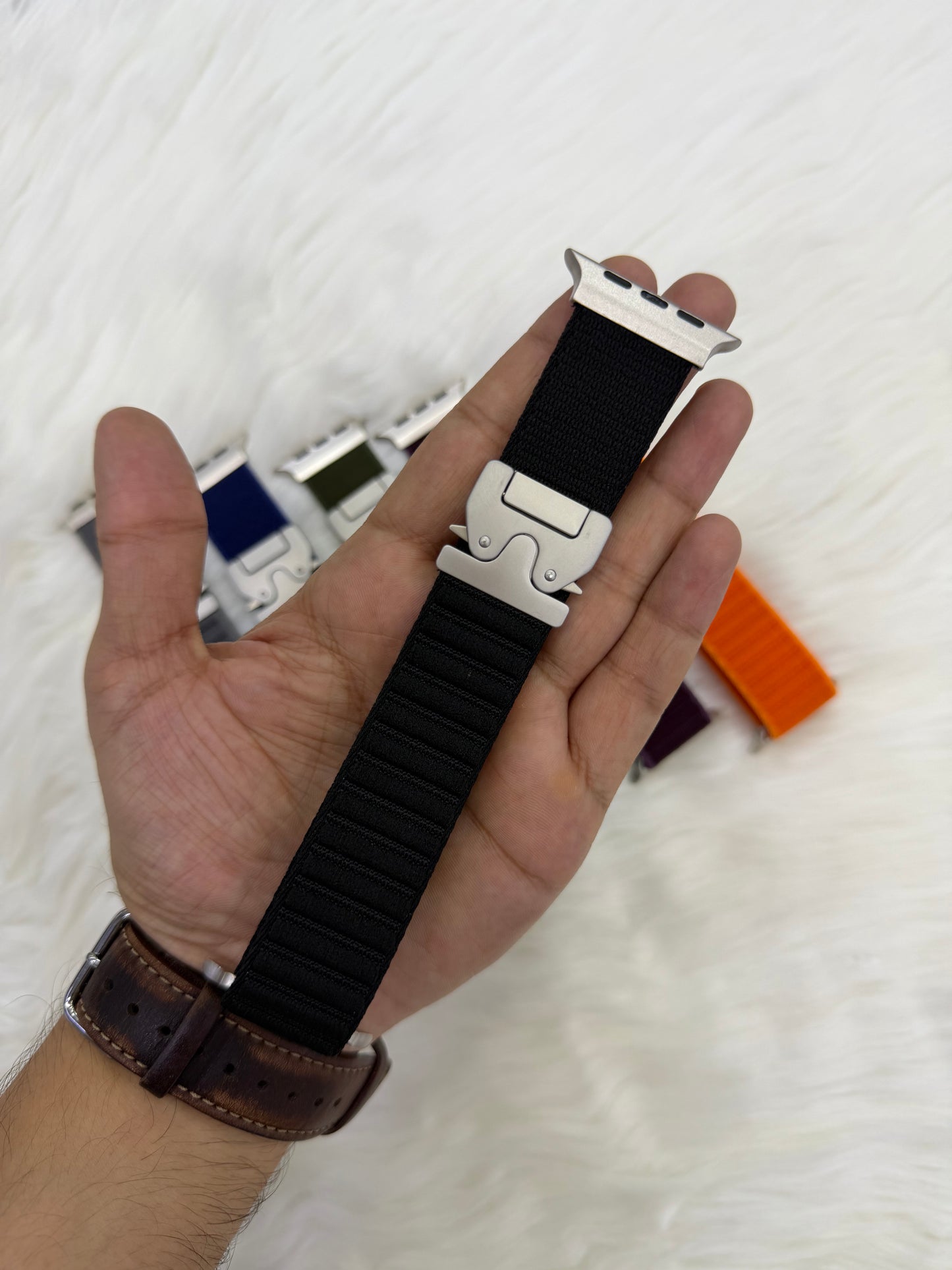 Horizontal Style Nylon Lock Strap - 42mm to 49mm