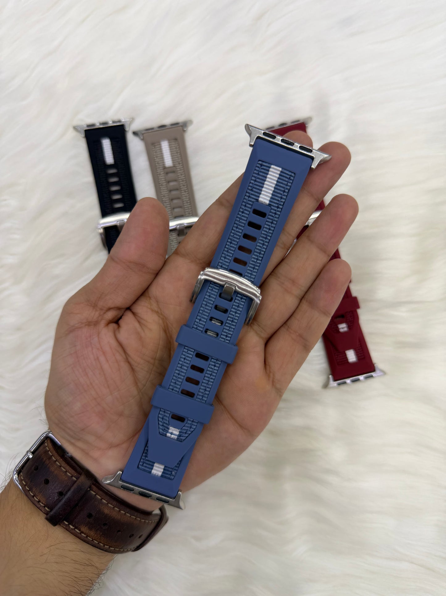 Fancy Silicone Buckle Strap - 42mm to 49mm