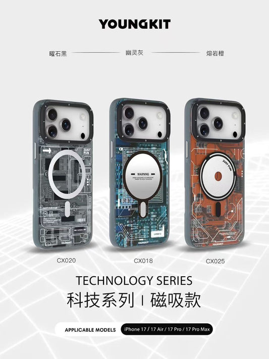 Youngkit Technology Series - 17 Pro Max (MagSafe Supported)
