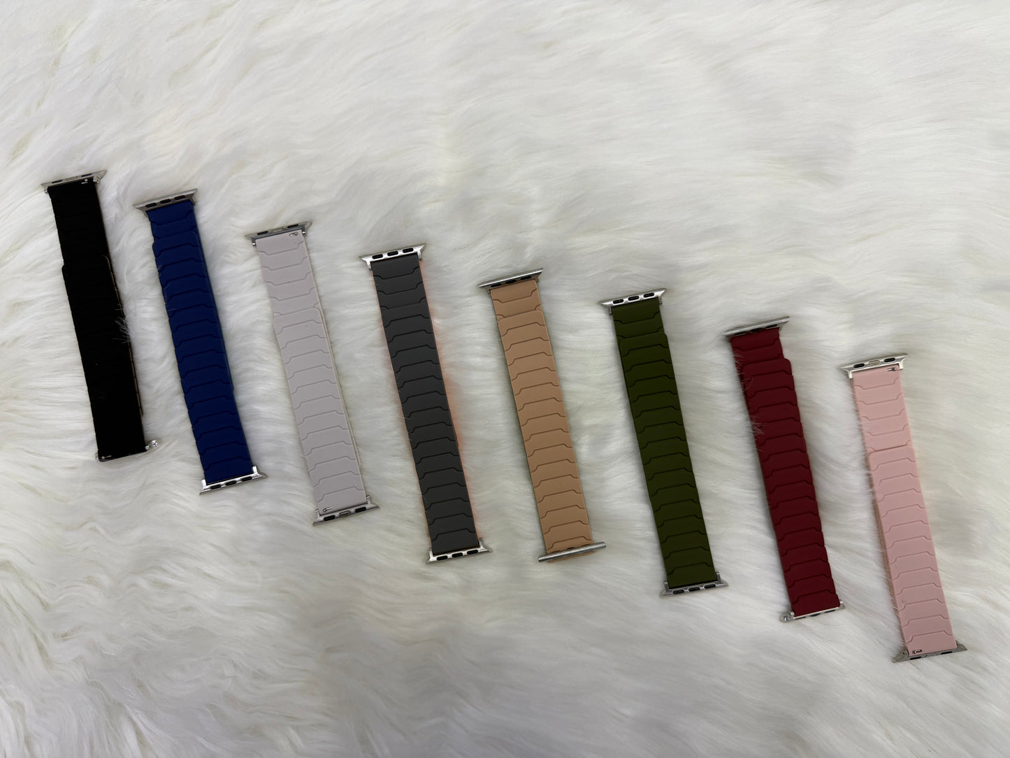 Silicone Magnetic Loop Strap - 38mm to 49mm