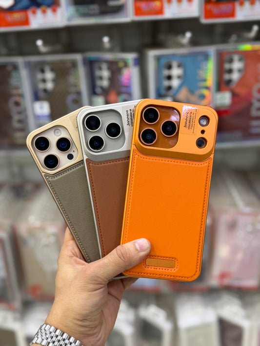 Metal MagSafe Perfume Leather Case