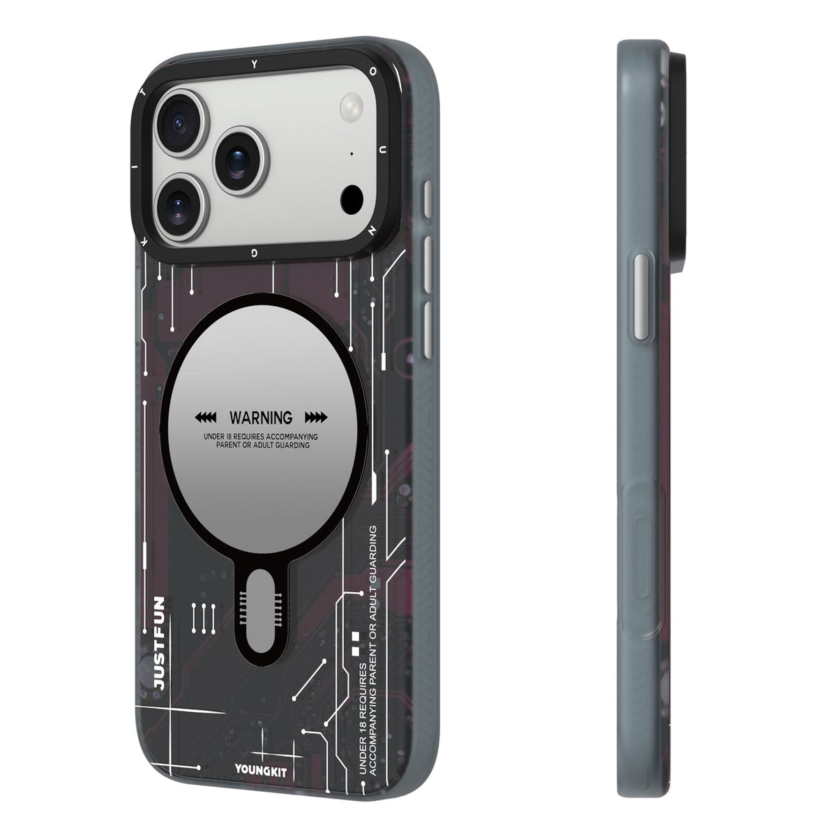 Youngkit Technology MagSafe Case Burgundy - 18 Pro Max/17 Pro Max