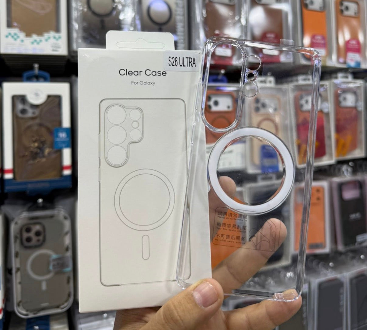 Samsung S26 Ultra Clear MagSafe Anti Yellow Case