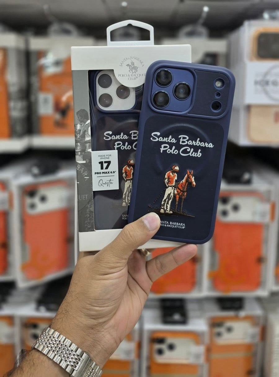 Polo Questa Leather MagSafe Case - 17 Pro Max