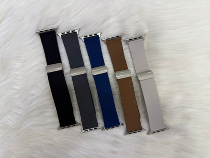 Textured Silicone Magnetic Strap - 42mm to 49mm