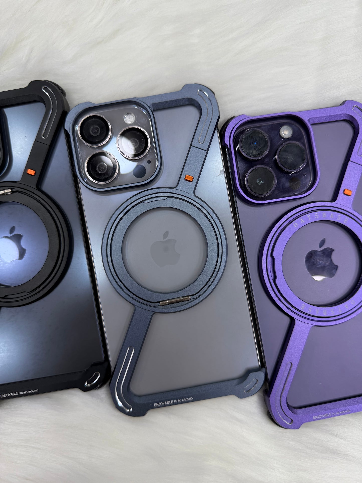 Metal Z Case with MagSafe and Stand.