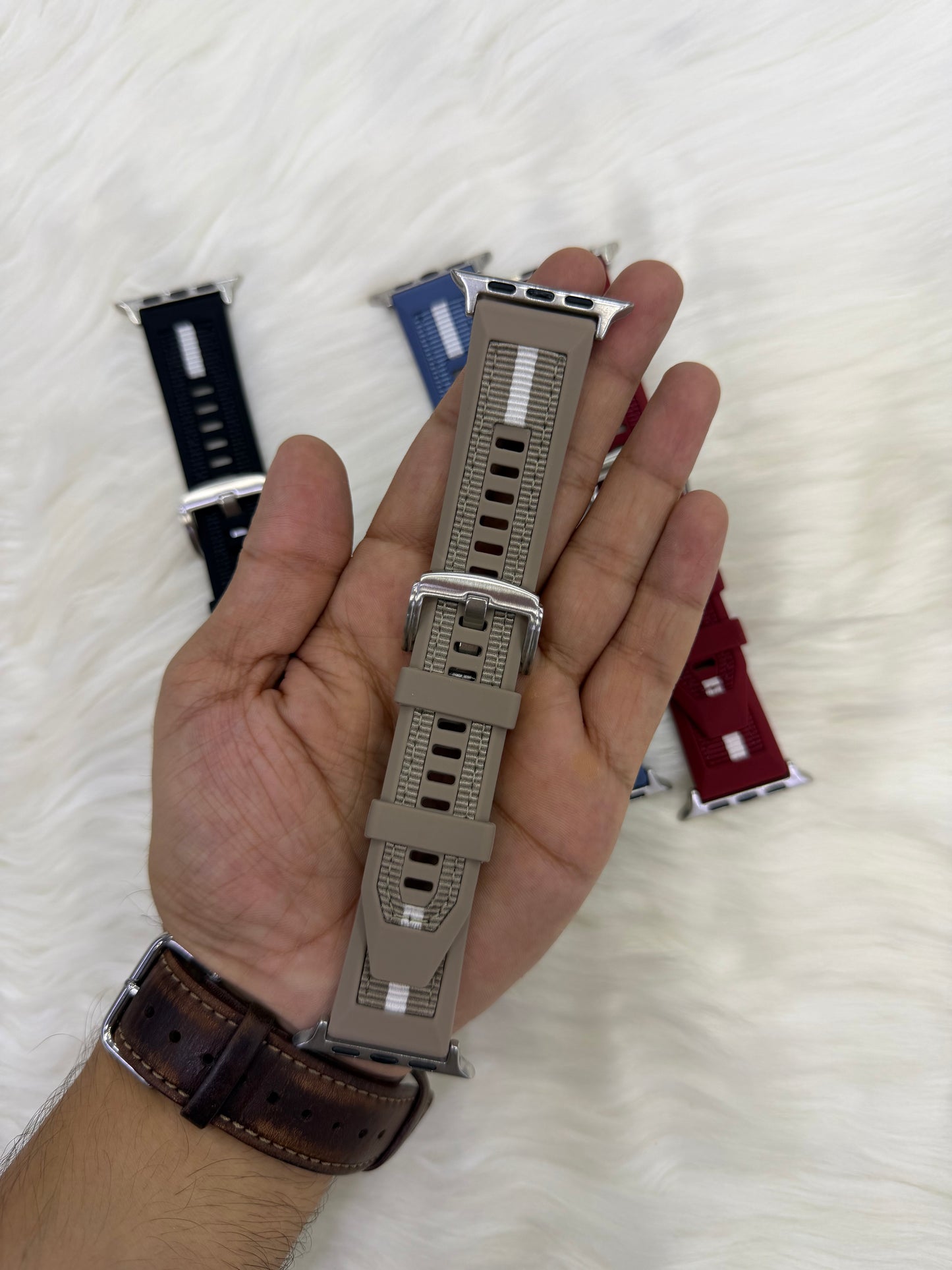 Fancy Silicone Buckle Strap - 42mm to 49mm