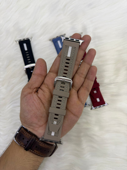 Fancy Silicone Buckle Strap - 42mm to 49mm