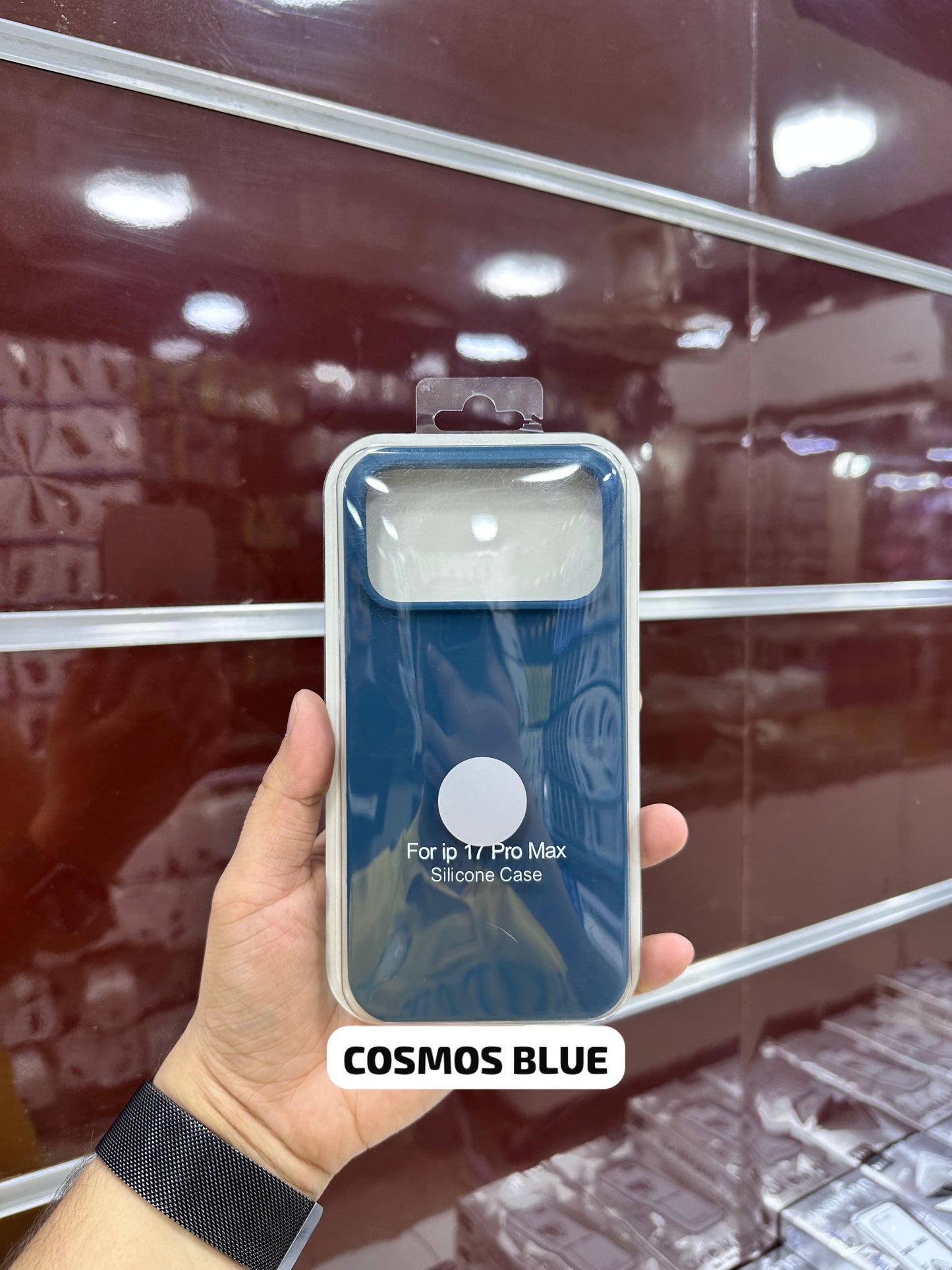 Silicone Case Cosmos Blue - 11 to 17 Pro Max