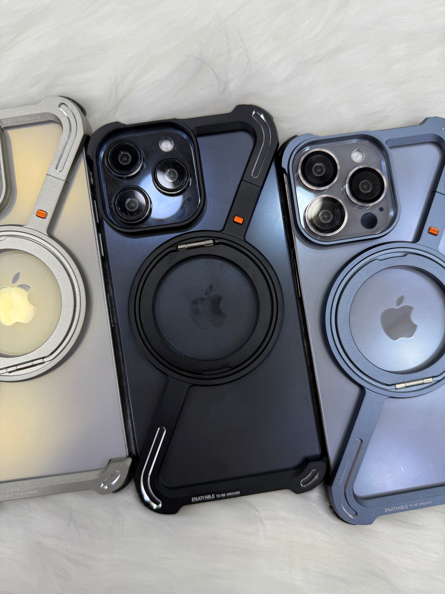 Metal Z Case with MagSafe and Stand.