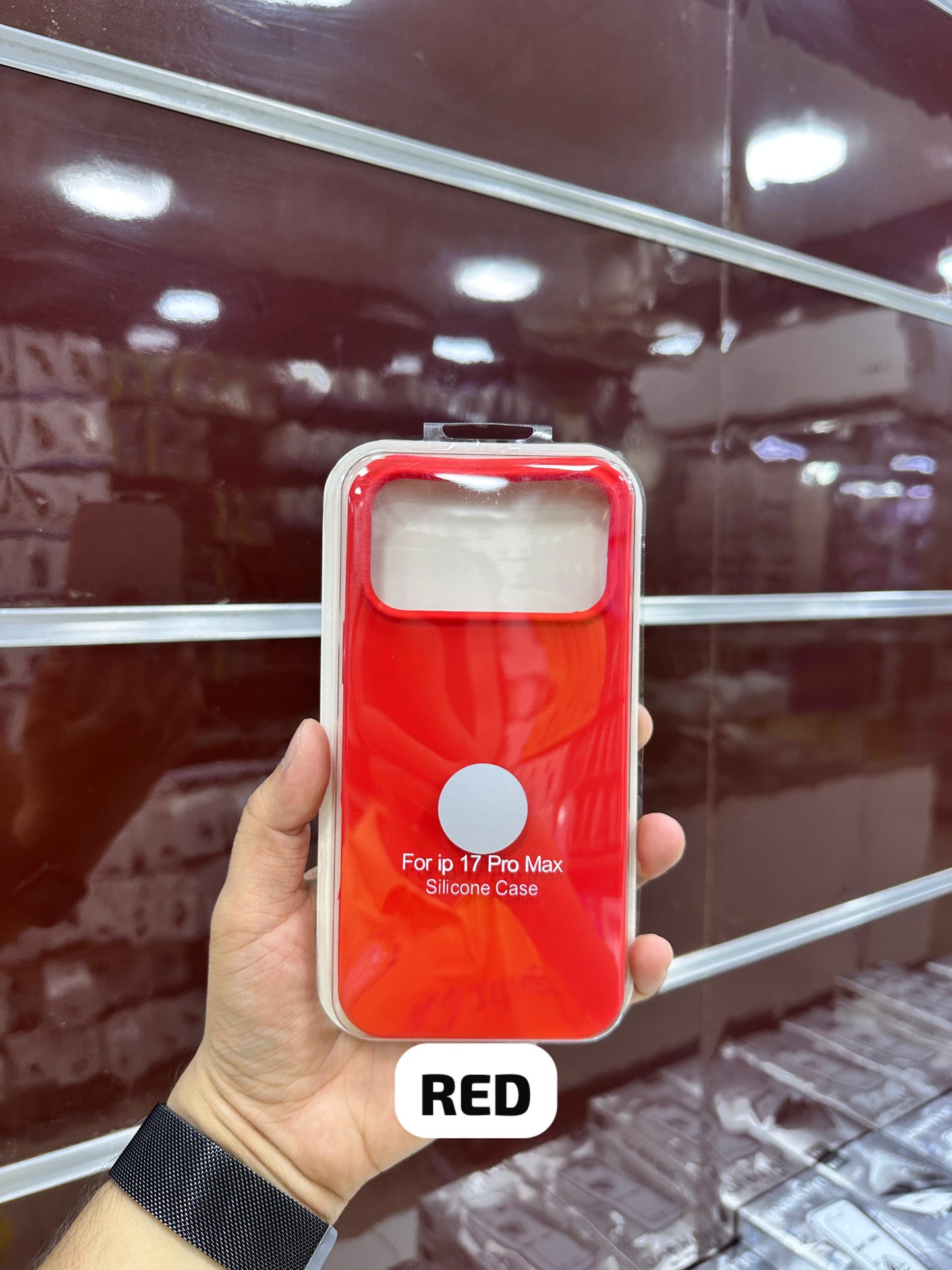 Silicone Case Red - 11 to 17 Pro Max