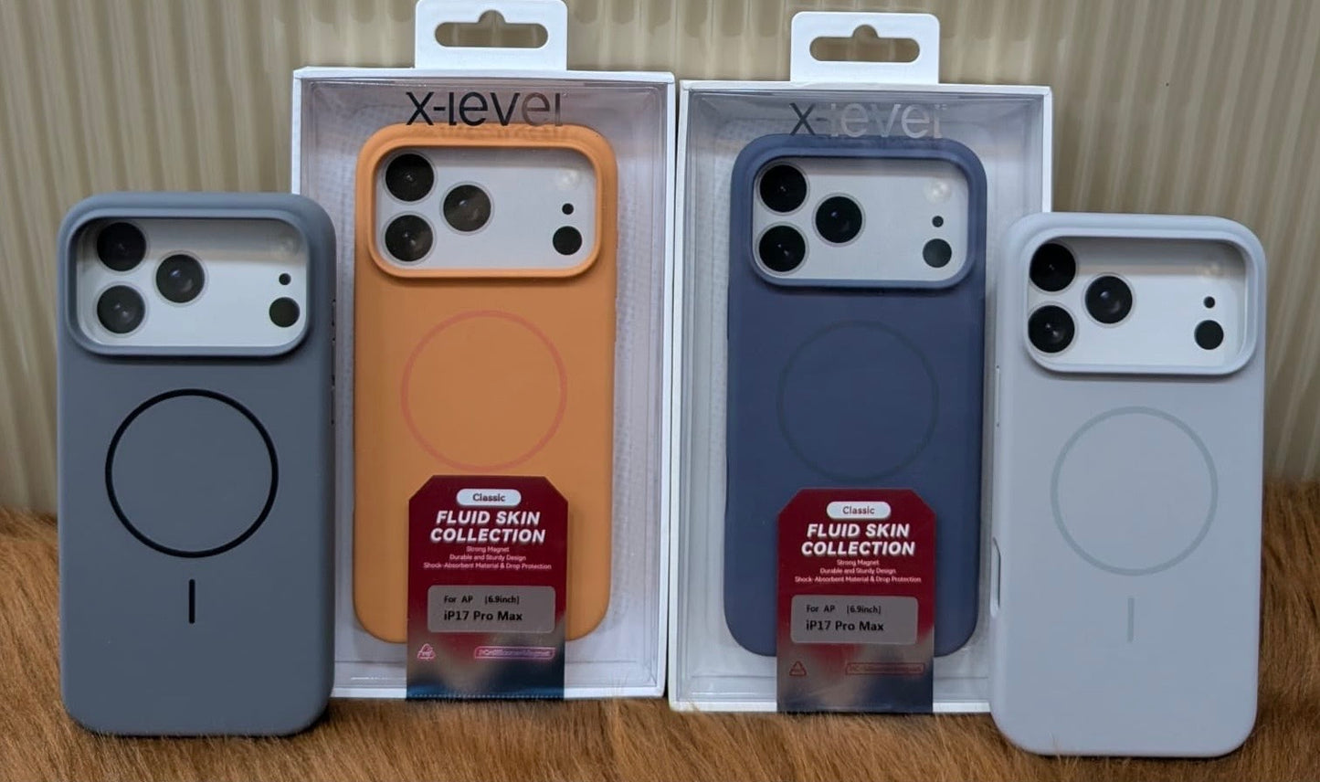 X-Level Fluid Skin Silicone MagSafe Case - 17 Pro Max