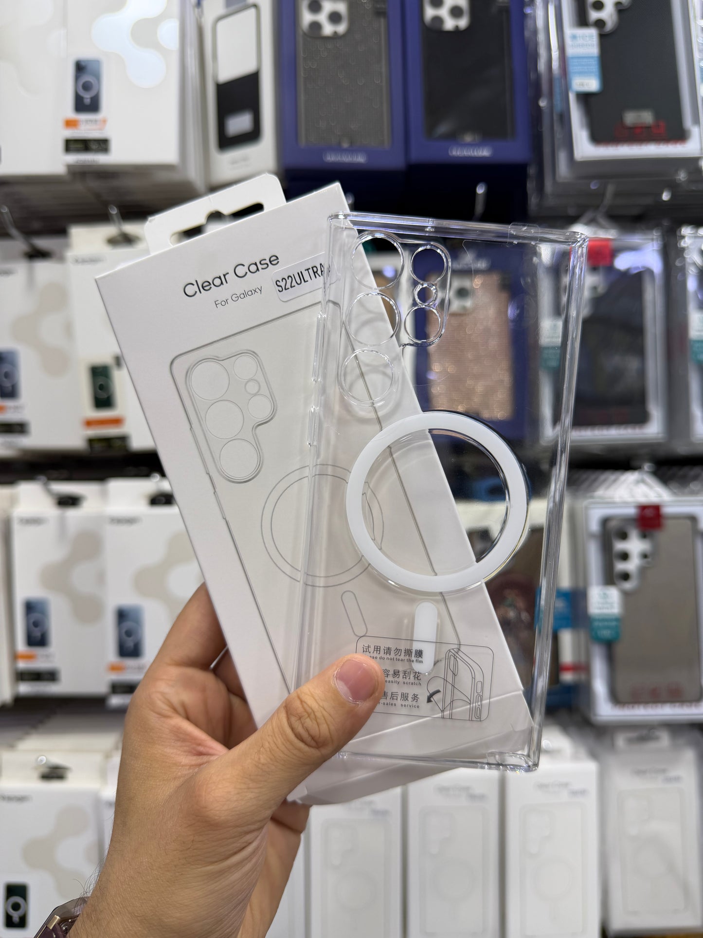 Clear MagSafe Anti Yellow Case - Samsung Models
