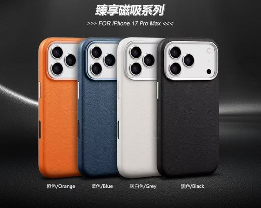 X-Level Better Enjoyment Leather Case - 17 Pro Max