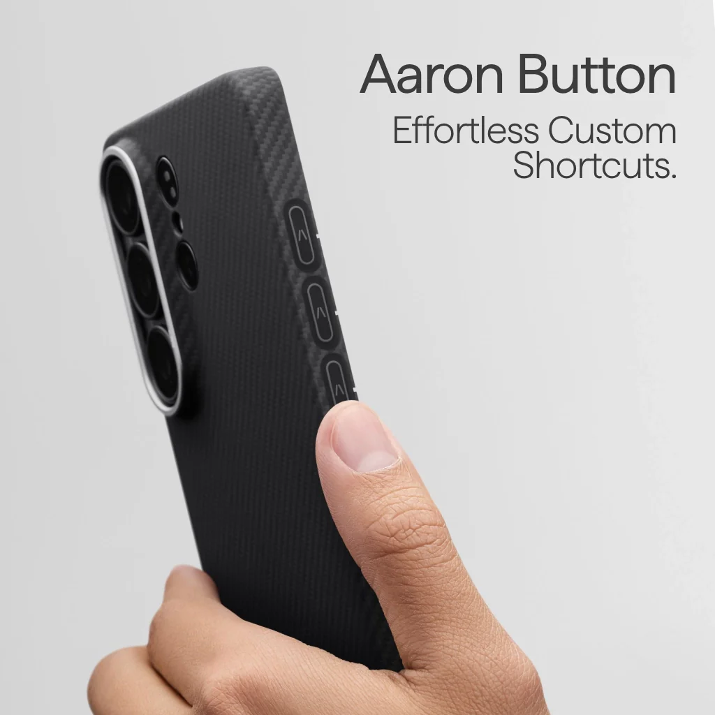 Pitaka Edge Series Black Carbon - S26 Ultra (MagSafe Supported)