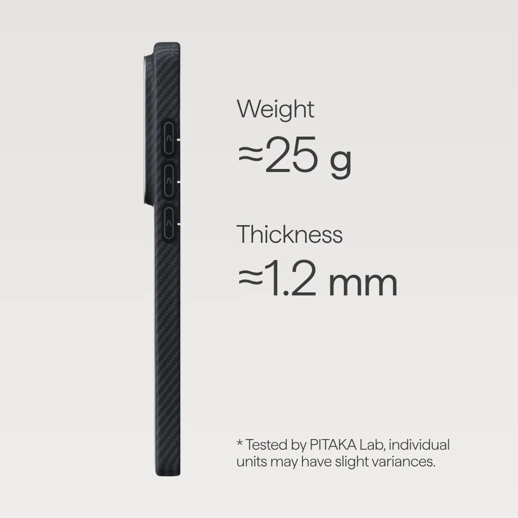 Pitaka Edge Series Black Carbon - S26 Ultra (MagSafe Supported)