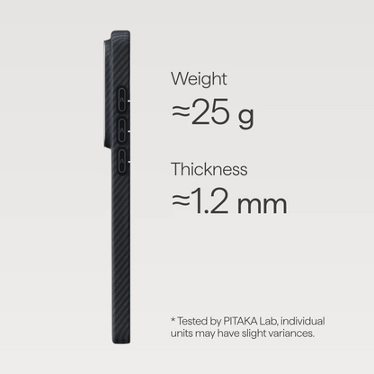 Pitaka Edge Series Black Carbon - S26 Ultra (MagSafe Supported)