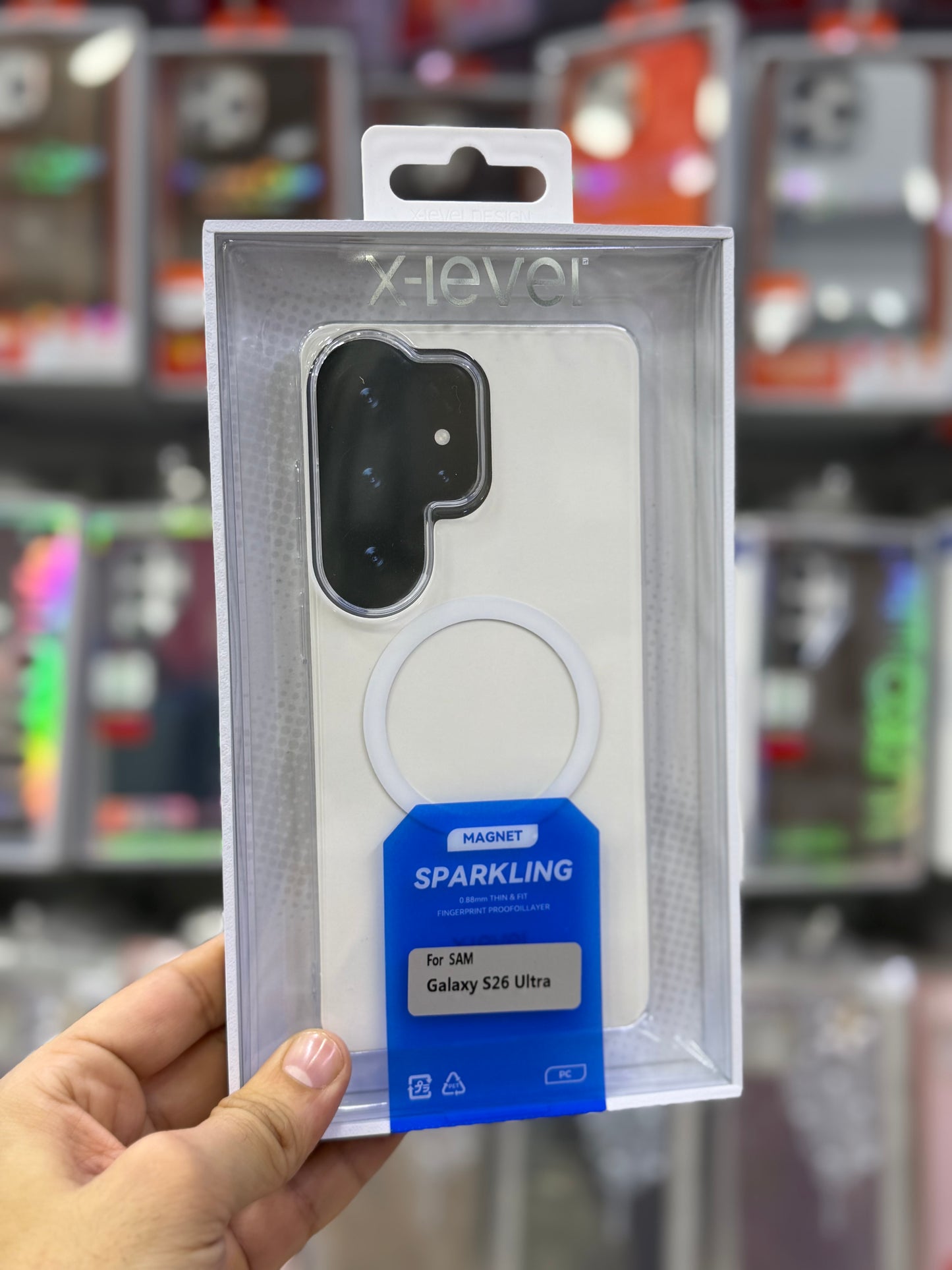 X-Level Sparkling Clear MagSafe Case - S26 Ultra