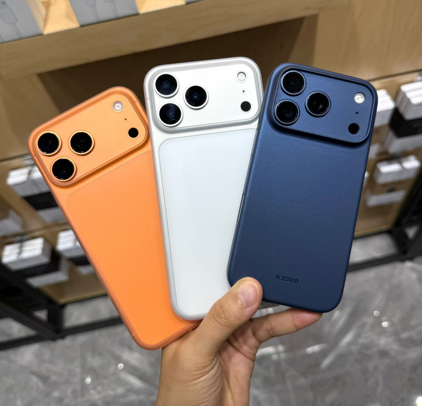 Kdoo/Kzdoo Air Skin 0.3mm Paper Case - 12 Pro Max to 17 Pro Max